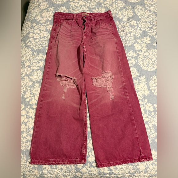 Ariat Denim - Ariat Wide-Leg Pink Jeans